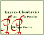 Philippe Pacalet Gevrey-Chambertin La Perriere Premier Cru 2012 Front Label