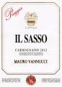 Piaggia Il Sasso Carmignano 2012 Front Label