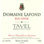 Domaine Lafond Tavel Roc-Epine Rose 2013 Front Label