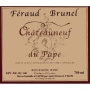 Feraud-Brunel Chateauneuf-du-Pape Rouge 2012 Front Label
