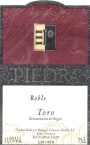 Val Piedra Roble 2001 Front Label