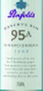 Penfolds Bin 95A Chardonnay Reserve 1995 Front Label