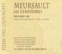 Pierre-Yves Colin-Morey Meursault Les Genevrieres Premier Cru 2013 Front Label