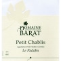 Domaine Barat Chablis Le Padabu Petit 2013 Front Label