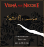 Pietro Beconcini Vigna alle Nicchie Toscana Tempranillo 2008 Front Label