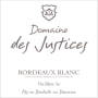 Chateau Respide Medeville Domaine des Justices Bordeaux Blanc 2014 Front Label