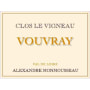 Chateau Gaudrelle Vouvray Clos le Vigneau 2013 Front Label