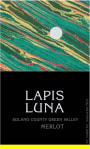 Lapis Luna Merlot 2014 Front Label