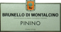 Pinino Brunello di Montalcino 2003 Front Label