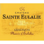 Chateau Sainte Eulalie Minervois Plaisir d'Eulalie 2013 Front Label