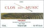 Bodegas Pinord Clos del Music 2003 Front Label