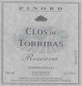 Bodegas Pinord Clos de Torribas Reserva 2004 Front Label