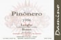 Rocche dei Manzoni Langhe Pinonero 1996 Front Label