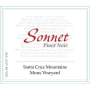 Sonnet Muns Pinot Noir 2013 Front Label