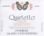 Aldo Conterno Langhe Quartetto Rosso 2003 Front Label