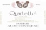 Aldo Conterno Langhe Quartetto Rosso 2001 Front Label