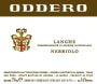Oddero Langhe Nebbiolo 2012 Front Label