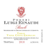 Luigi Einaudi Barolo Terlo 2010 Front Label