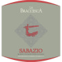 La Braccesca Sabazio Rosso di Montepulciano 2013 Front Label