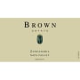 Brown Estate Zinfandel 2012 Front Label