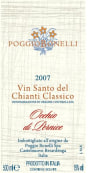 Poggio Bonelli Vin Santo del Chianti Classico Occhio di Pernice 2007 Front Label