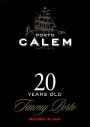 Calem 20 Years Old Tawny Port Front Label