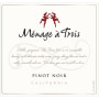 Menage a Trois Pinot Noir 2013 Front Label