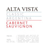Alta Vista Classic Cabernet Sauvignon 2013 Front Label