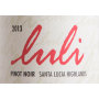 Luli Pinot Noir 2013 Front Label