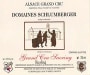 Domaines Schlumberger Saering Riesling Grand Cru 1997 Front Label