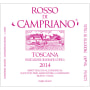 Campriano Rosso di Sangiovese 2014 Front Label