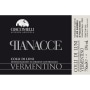Giacomelli Vermentino Colli di Luni Pianacce 2014 Front Label