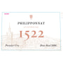 Philipponnat Brut Cuvee 1522 2006 Front Label