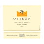 Oberon Sauvignon Blanc 2012 Front Label