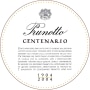 Prunotto  Centario Langhe 2004 Front Label