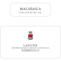 Malabaila Langhe Nebbiolo 2013 Front Label