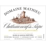 Domaine Mathieu Chateauneuf-du-Pape 2012 Front Label