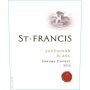 St. Francis Sonoma County Sauvignon Blanc 2013 Front Label