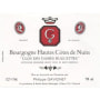 Philippe Gavignet Bourgogne Hautes-Cotes de Nuits Clos des Dames Huguette 2012 Front Label