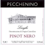 Pecchenino Pinot Nero 2012 Front Label