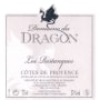 Domaine du Dragon Les Restanques Cotes de Provence Blanc 2014 Front Label