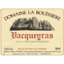 Domaine La Bouissiere Vacqueyras 2012 Front Label