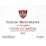 Clos du Mont Olivet Cotes du Rhone Rouge A Seraphin 2012 Front Label
