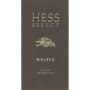 Hess Select Malbec 2012 Front Label