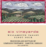 Lemelson Six Vineyard Pinot Noir 2012 Front Label