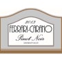 Ferrari-Carano Anderson Valley Pinot Noir 2013 Front Label