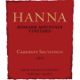 Hanna Cabernet Sauvignon 2012 Front Label