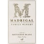 Madrigal Vineyards Sauvignon Blanc 2013 Front Label