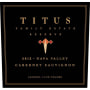 Titus Reserve Cabernet Sauvignon 2013 Front Label