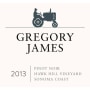 Gregory James Hawk Hill Pinot Noir 2014 Front Label
